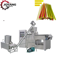 Eco Friend Degradable Straw Machine Single Screw Edible Drink Rice Straw Extruder Edible Drink Rice Straw Production Line