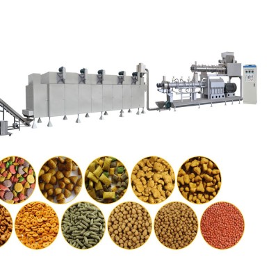 CE automatic tropical freshwater fish food machine small single screw extruder