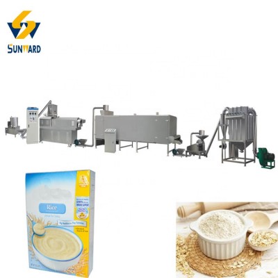 Kids Organic Brown Rice Cereal Powder Equipment Instant Baby Organic Cereal Powder Manufacturer Maker