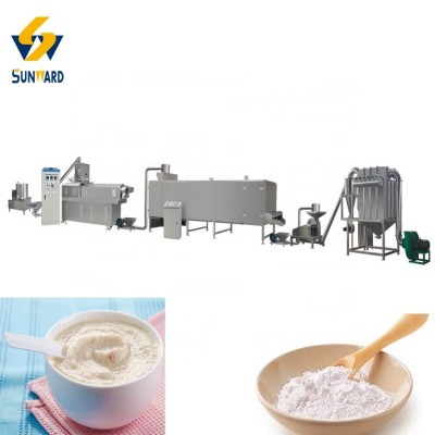 Instant Original Porridge Powder Extrusion Machines Line Organic Whole Grain Barley Flour Extrusion Plant Equipment