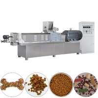 Automatic dog cat fish pet food extruder equipment