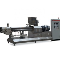 China Double Screw Extruder Full Production Line Artificial Rice Making Machine