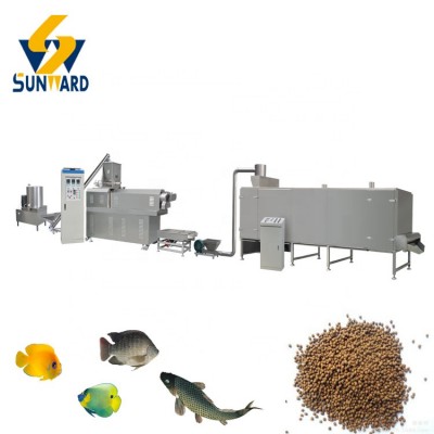 Tilapia carp fish food floating fish feed extruder machine