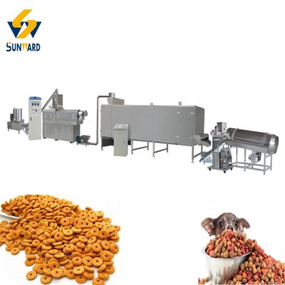 Extruded Cat Food Manufacture Machinery Plant Automatic Pet Dog Food Manufacturing Line Machines Equipment