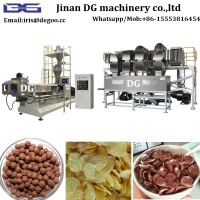 Big producing capacity various shapes healthy corn flakes and grains cereal production line