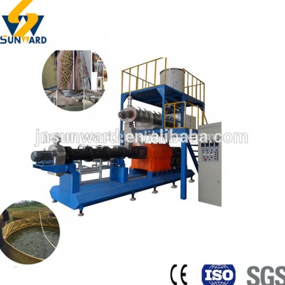 Stainless steel feed extruder floating fish feed pellet tilapia fish feed extruder