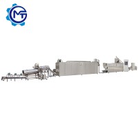 China automatic extruded corn puffed snack food processing line equipment